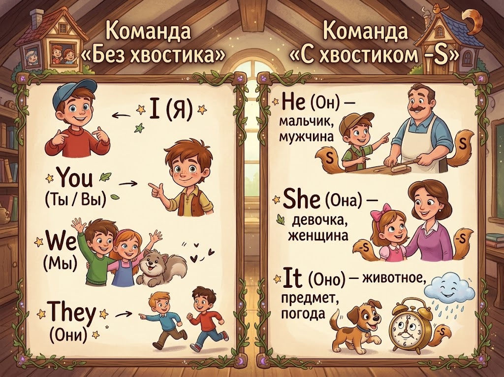 команда с хвостиком