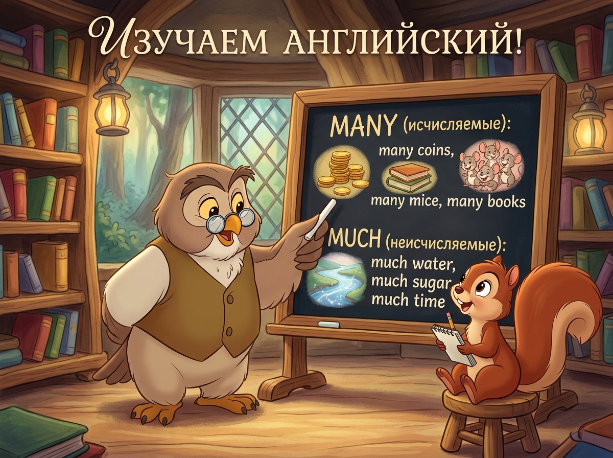 много